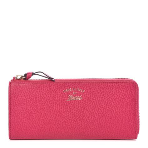 gucci textured leather r swing l-shaped wallet blossom|Gucci wallets on sale.